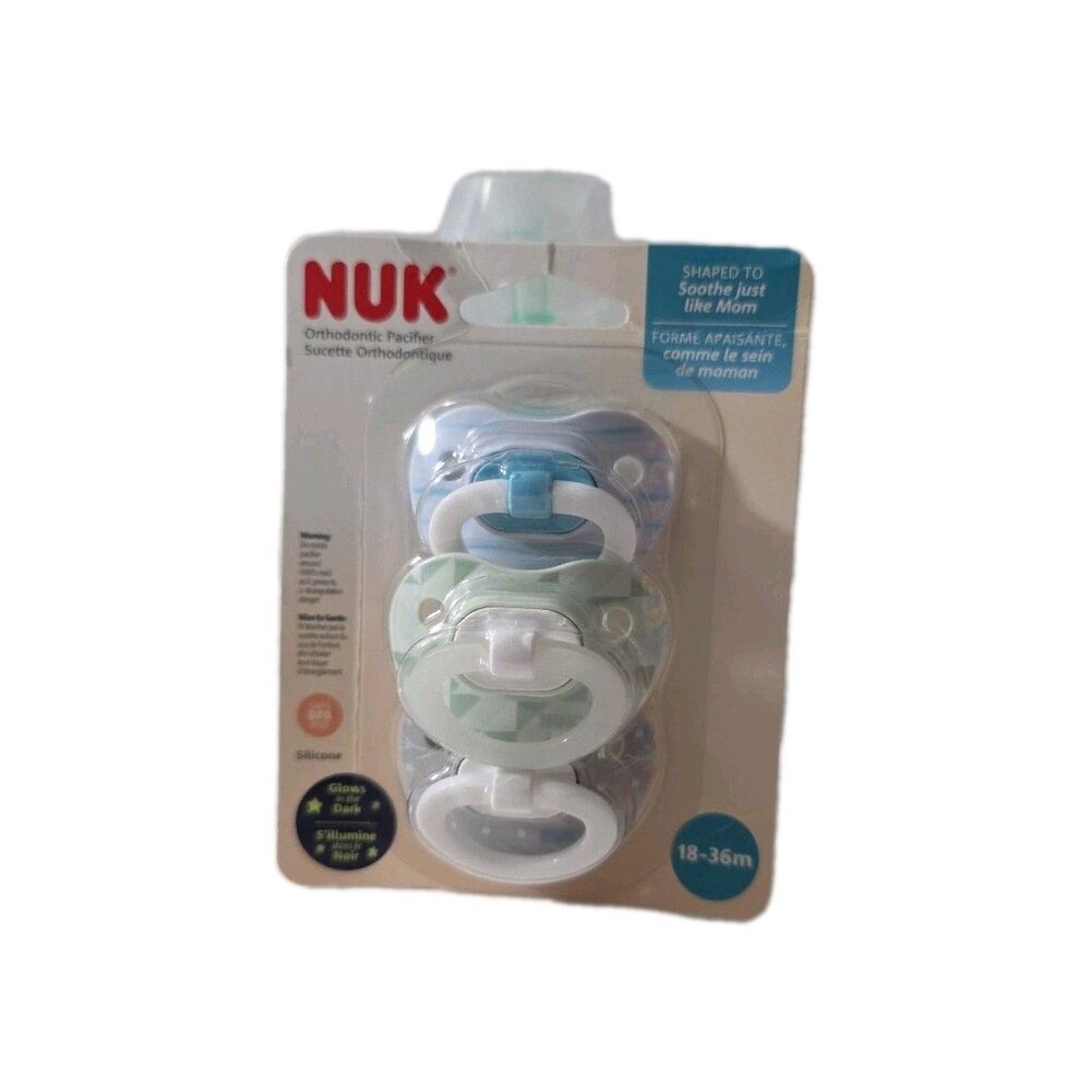 NUK Learner Straw Cup 5oz + 3 Orthodontic Pacifiers 18–36m Set Baby Spill-Proof‎ - Picture 4 of 4